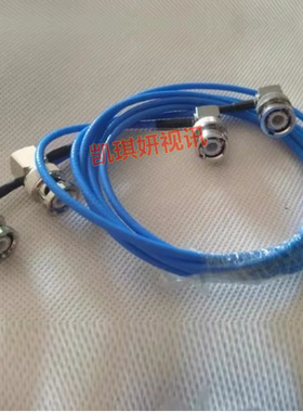 BNC-JJW工业级蓝色RG316D射频SDI连接线BNC双弯双公高频HD-SDI线