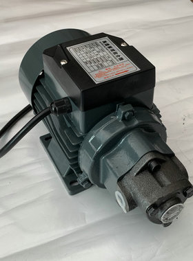 润滑油泵220V静音自吸抽油泵单相电动机驱动齿轮泵TOP-12A+1/4HP