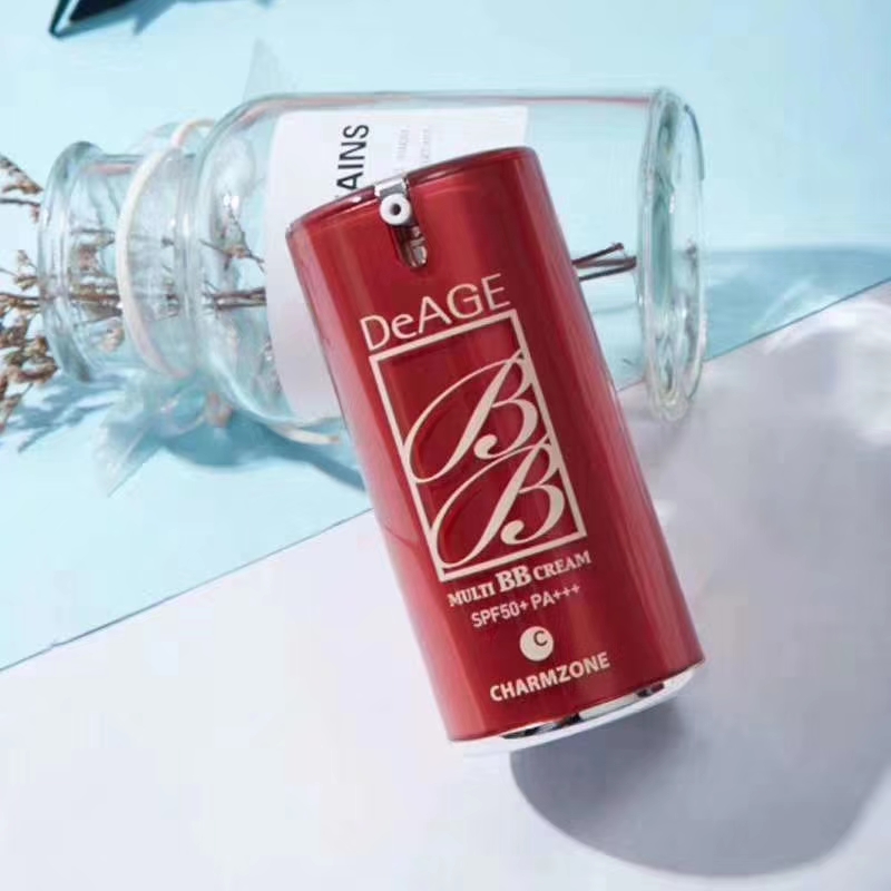 婵真红酒多效隔离霜美白遮瑕防晒