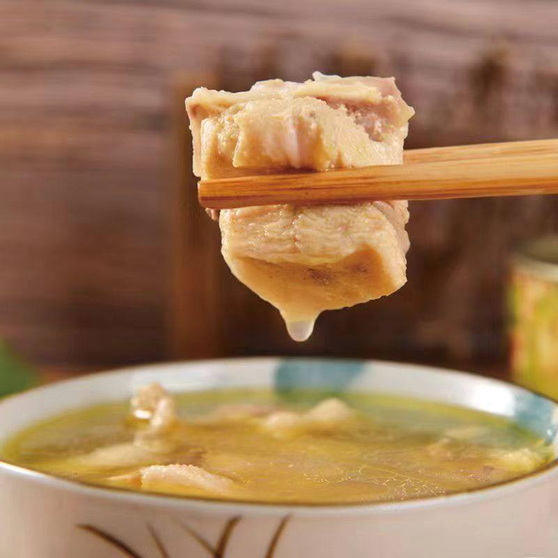 帝锦泉山鸡汤土鸡汤开罐加热煮开即食美味罐头湖北黄冈特产礼盒装