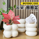 塑料花盆家用轻奢高级感水培蝴蝶兰花多肉绿萝发财树盆栽盆景盆
