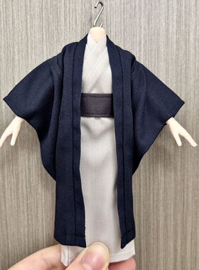 BJD娃衣日式和服三件套ob11娃衣套装8分扎克体12分娃 浴衣