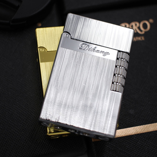 新款个性充气朗声打火机钢音钢声清脆拉丝刻字朗声机送男朋友礼物