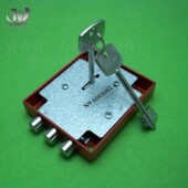 迷你小金库锁 小型保险箱叶片锁 迷你保险柜防盗棋杆钥匙锁