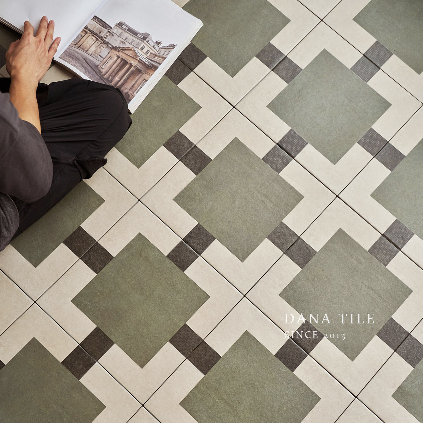 中古风复古花砖厨房卫生间浴室阳台地砖民宿咖啡厅商业空间瓷砖