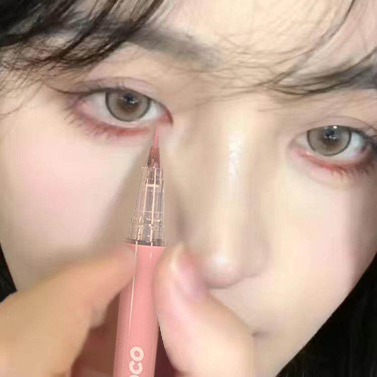 好嗲好甜ins粉色卧蚕眼线液笔卧蚕笔