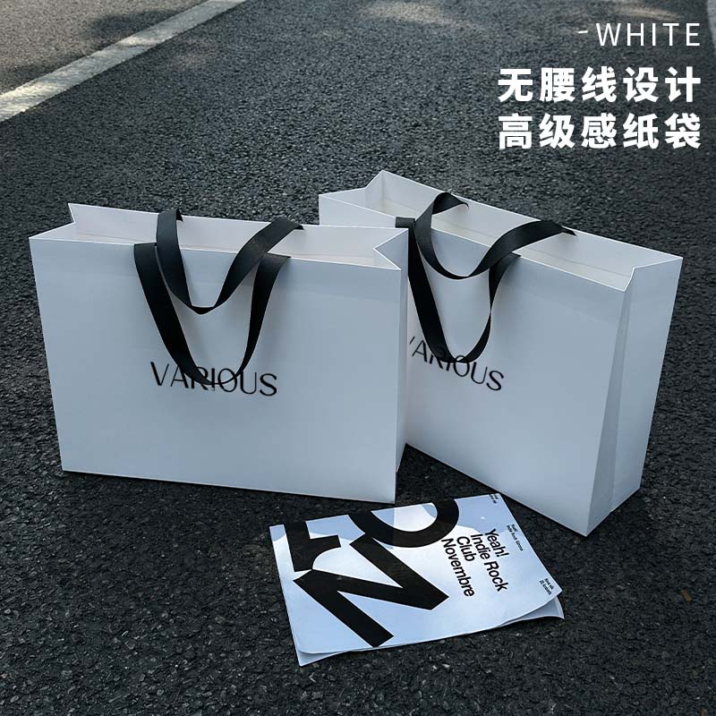女装店高档纸袋时尚简约手提袋逛街购物袋高级感纸袋礼品袋RR48