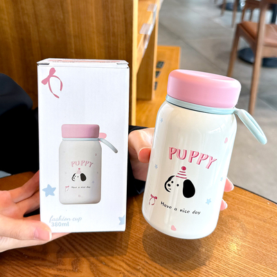 学生保温杯女孩上学专用迷你小巧便携随手杯高颜值可爱水杯牛奶杯