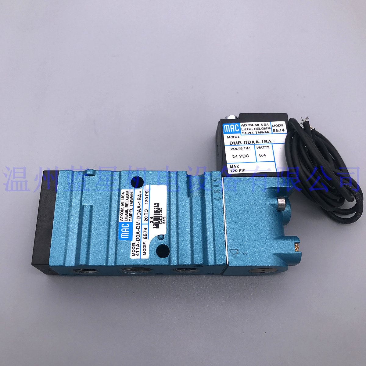 全新美国正品MAC电磁阀411A-DOA-DM-DDAA-1BA 411A-DOA-DDAA-1BAA