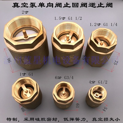 蓝星真空泵止逆阀止回阀逆止阀ZHF-15 1/2 1 1.2 2寸低损耗矽胶