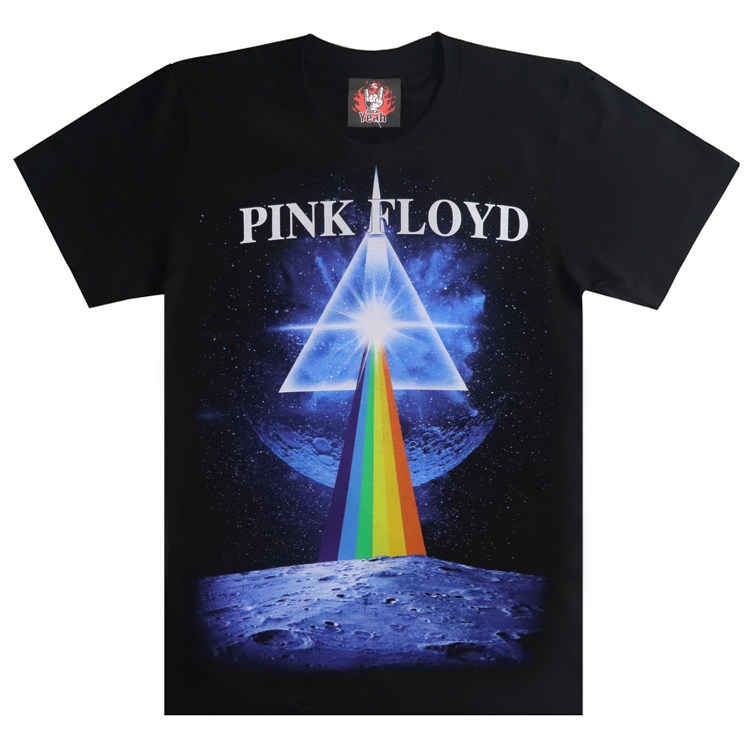 摇滚天堂潮牌pink floyd平克佛洛依德摇滚乐队纯棉男士t恤大码
