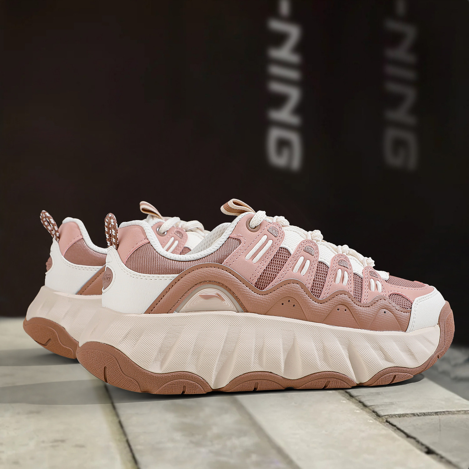 李宁休闲鞋女2025冬季新款曲奇鞋低帮加绒保暖软底时尚舒适运动鞋,运动鞋new,运动休闲鞋,淘宝优惠券,粉丝福利购,淘宝优惠卷