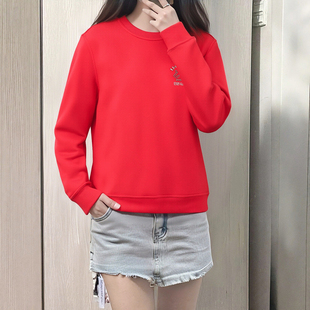 李宁2026马年新年运动日进斗金保暖简约舒适百搭休闲卫衣AWDW281