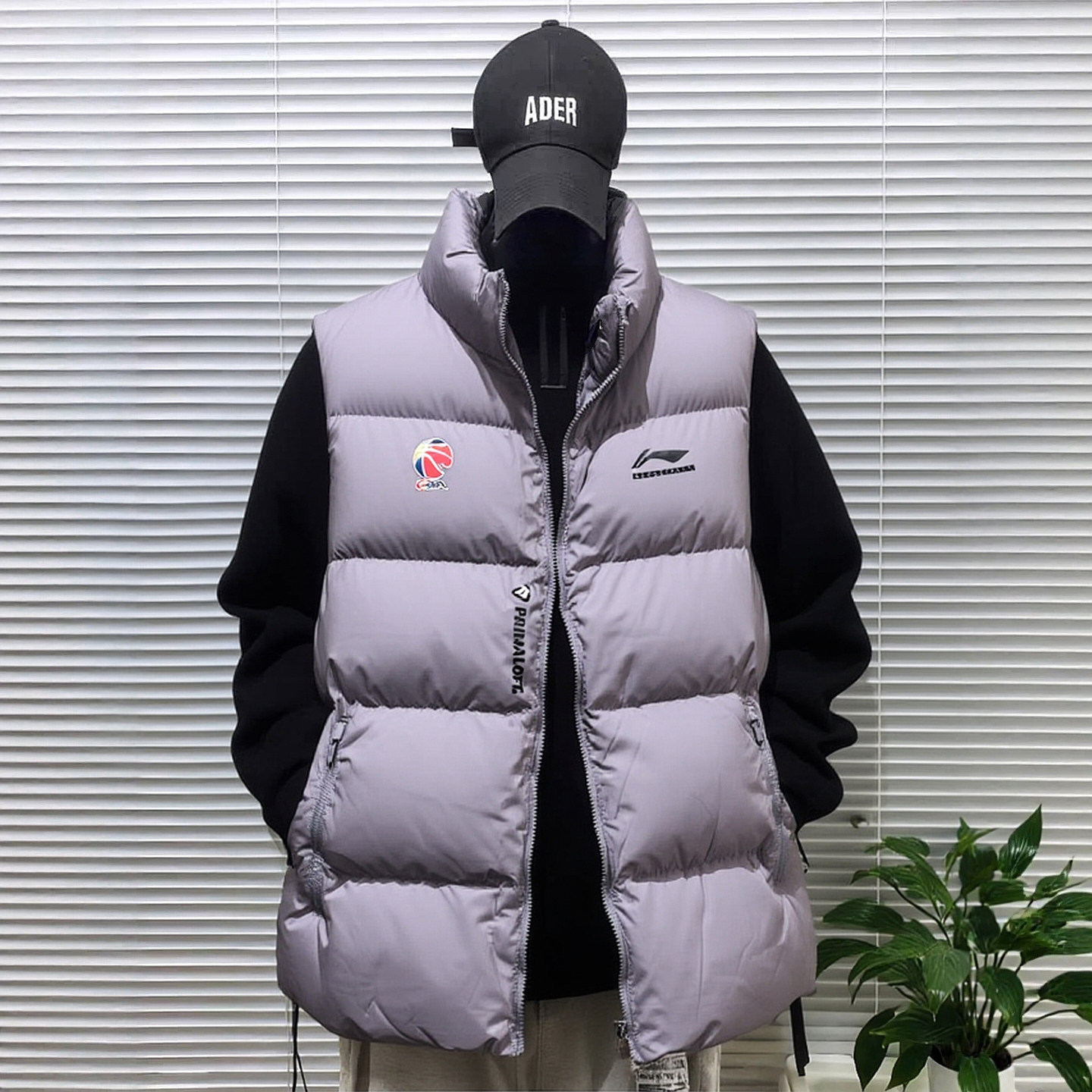 李宁2025冬季新款男子时尚防风保暖百搭防泼水宽松棉质加厚马甲,运动服/休闲服装,棉马甲,淘宝优惠券,粉丝福利购,淘宝优惠卷