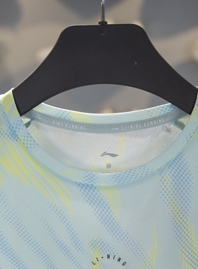 李宁短袖2025夏季新品跑步系列女子反光冰感舒适防晒T恤ATSV376