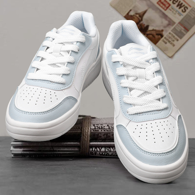 李宁2025元宝Pure低帮板鞋女学生休闲运动百搭时尚小白鞋美式圆头