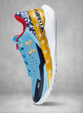 安德玛2025秋季男子体侧透气耐磨实战防滑训练潮流篮球鞋3026276