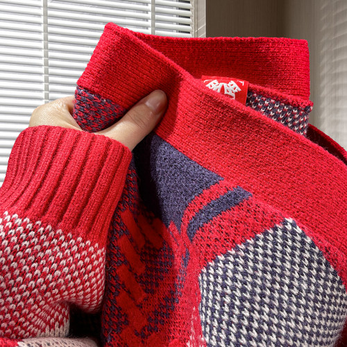 李宁日进斗金开衫毛衣男2025春季新款潮流系列蛇年卫衣AMBV029