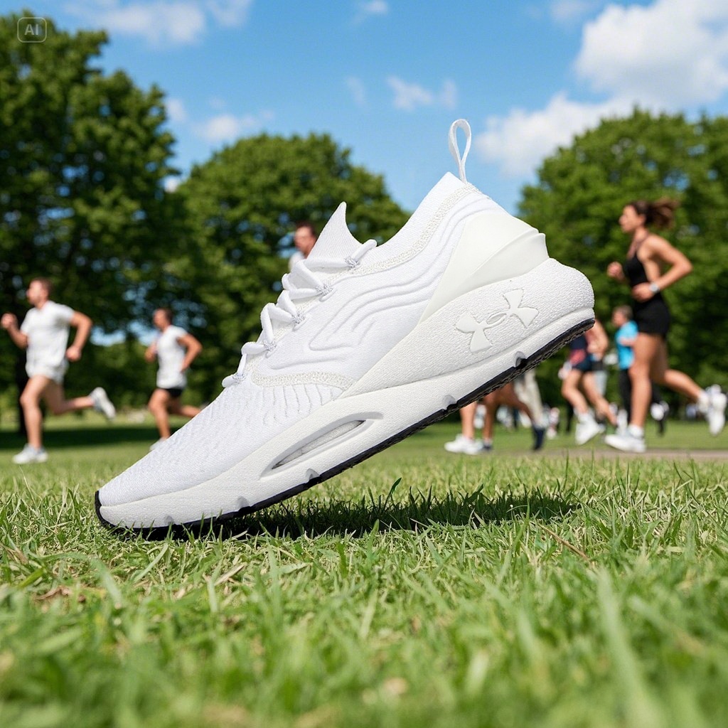 安德玛2025春季男HOVR Phantom2 INKNT耐磨透气跑步鞋3024154