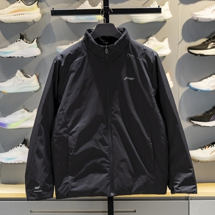 李宁2025冬新款男子健身系列短羽绒服鸭绒保暖防泼水休闲运动外套