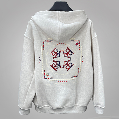 李宁连帽卫衣男款2024冬季新款时尚休闲日进斗金上衣外套AWDV457