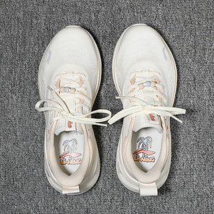 WMS运动休闲鞋 女2025新款 秋季 AGLV040 李宁SOFT 轻便软底女鞋