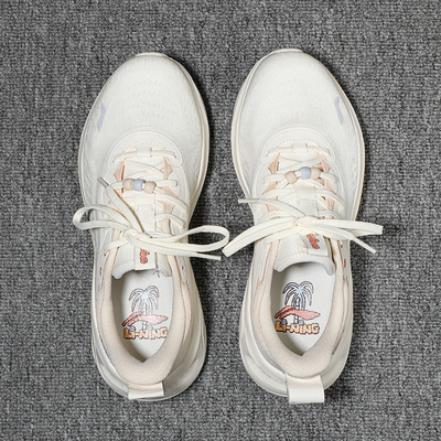 李宁SOFT GO 2 WMS运动休闲鞋女2025新款秋季体测软底女鞋AGLV040