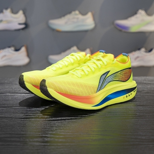 李宁飞电5E跑步鞋男2025秋季新款䨻丝轻量高回弹竞速比赛跑鞋男鞋