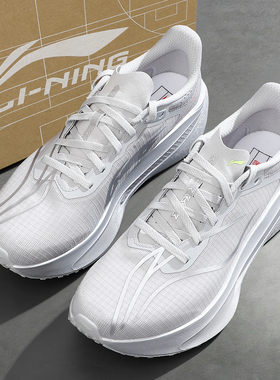 李宁2025冬季新款女飞电6 CHALLENGER时尚轻量高回弹竞速比赛跑鞋
