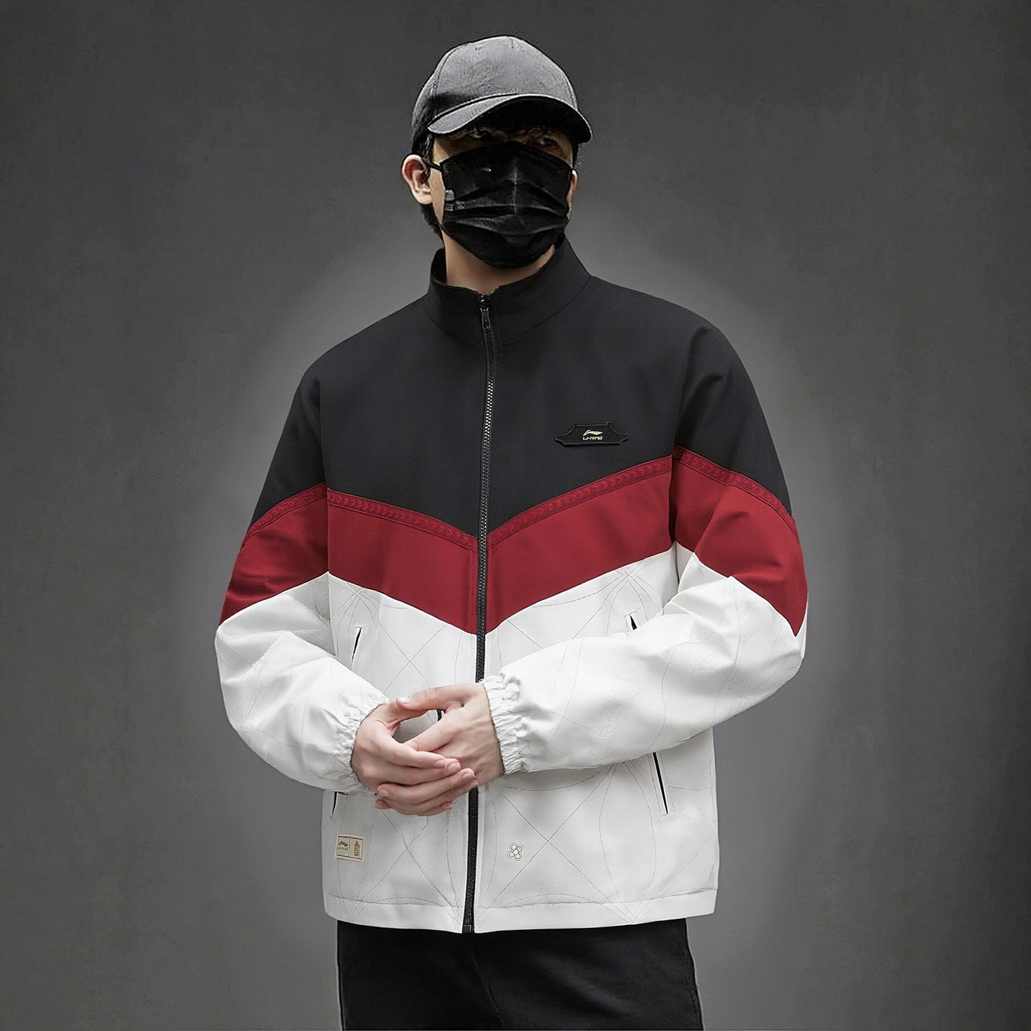 李宁2026春季男子中国文化系列故宫联名运动外套宽松版型立领夹克,运动服/休闲服装,运动茄克/外套,淘宝优惠券,粉丝福利购,淘宝优惠卷