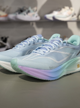 李宁飞电5CHALLENGER男款2025轻量高回弹䨻丝竞速比赛跑鞋ARMV001