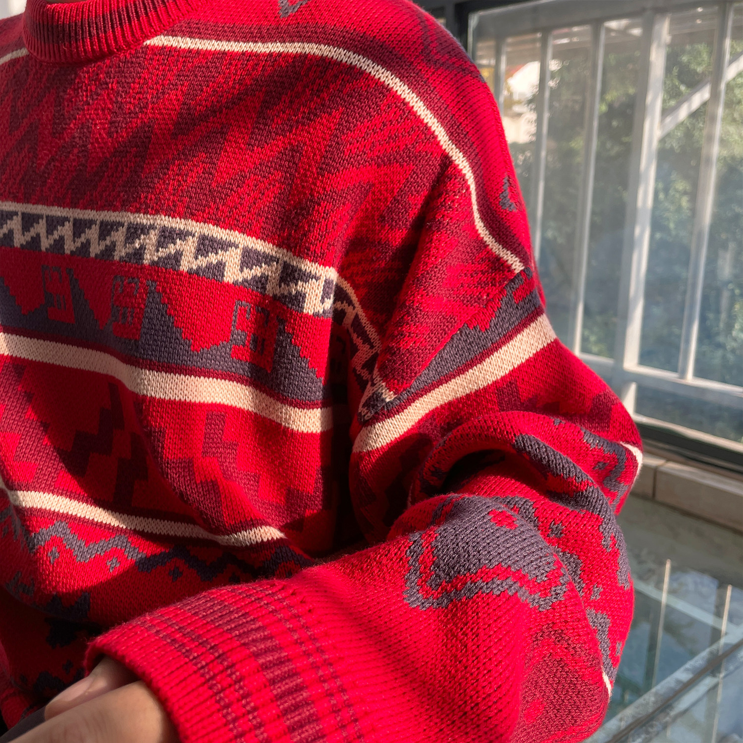 李宁日进斗金毛衣男女同