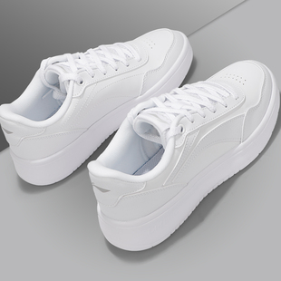 AGCU571 李宁轻便软弹小白鞋 潮流情侣休闲鞋 2024新款 572 男女同款
