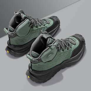 李宁2025冬季新款男子百搭户外CF溯行川HIGH防泼水高帮户外徒步鞋