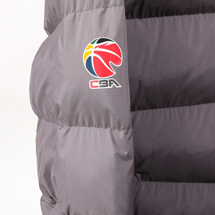 李宁2025冬季 男子CBA篮球系列运动棉服宽松连帽保暖舒适外套 新款