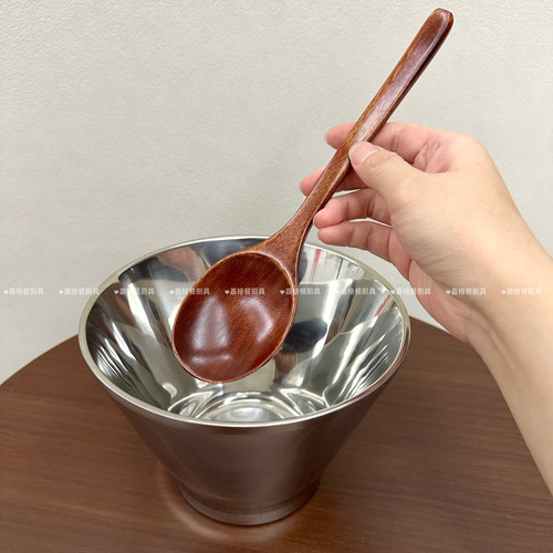 304钢斗笠沙拉碗大容量泡面碗