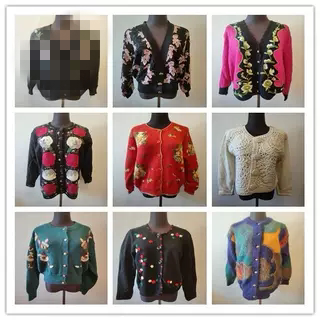 B421vintage古着毛衣开衫外套