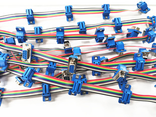 CAN总线通信DB9多口测试线D;CAN测试跳线;连接线 转换线