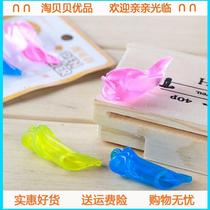 Beautiful and lovely dolphin pen holder, silicone corrector, pen holder, student supplies, creative stationery, school start gift