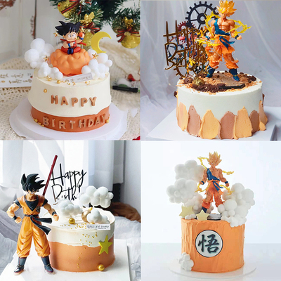 七龙珠悟空卡卡蛋糕装饰摆件