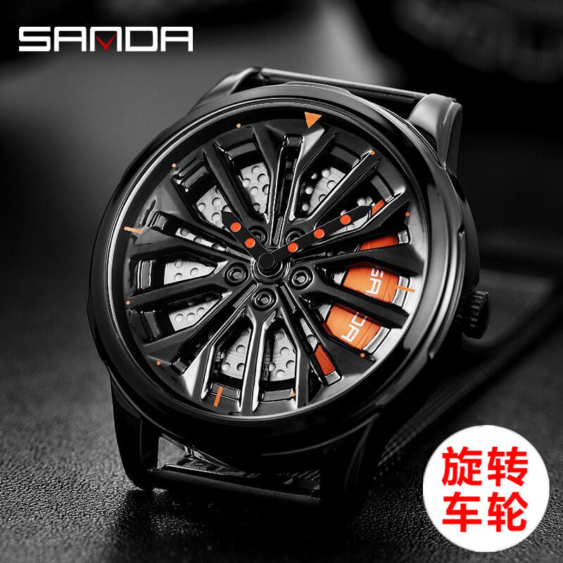 进口立体卡钳刹车防水改装手表