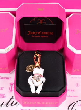 美国juicy饰品爱心小熊吊坠项链