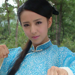 古装剧同款 宫锁心玉 佟丽娅佩戴 玉石串耳环 有耳夹款