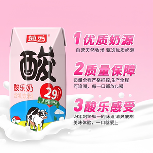顺 菊乐酸乐奶200ml 10盒整箱早餐奶儿童牛奶风味含乳饮料