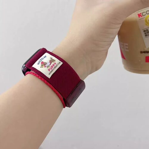 适用小米Miwatch手表带尼龙磁吸
