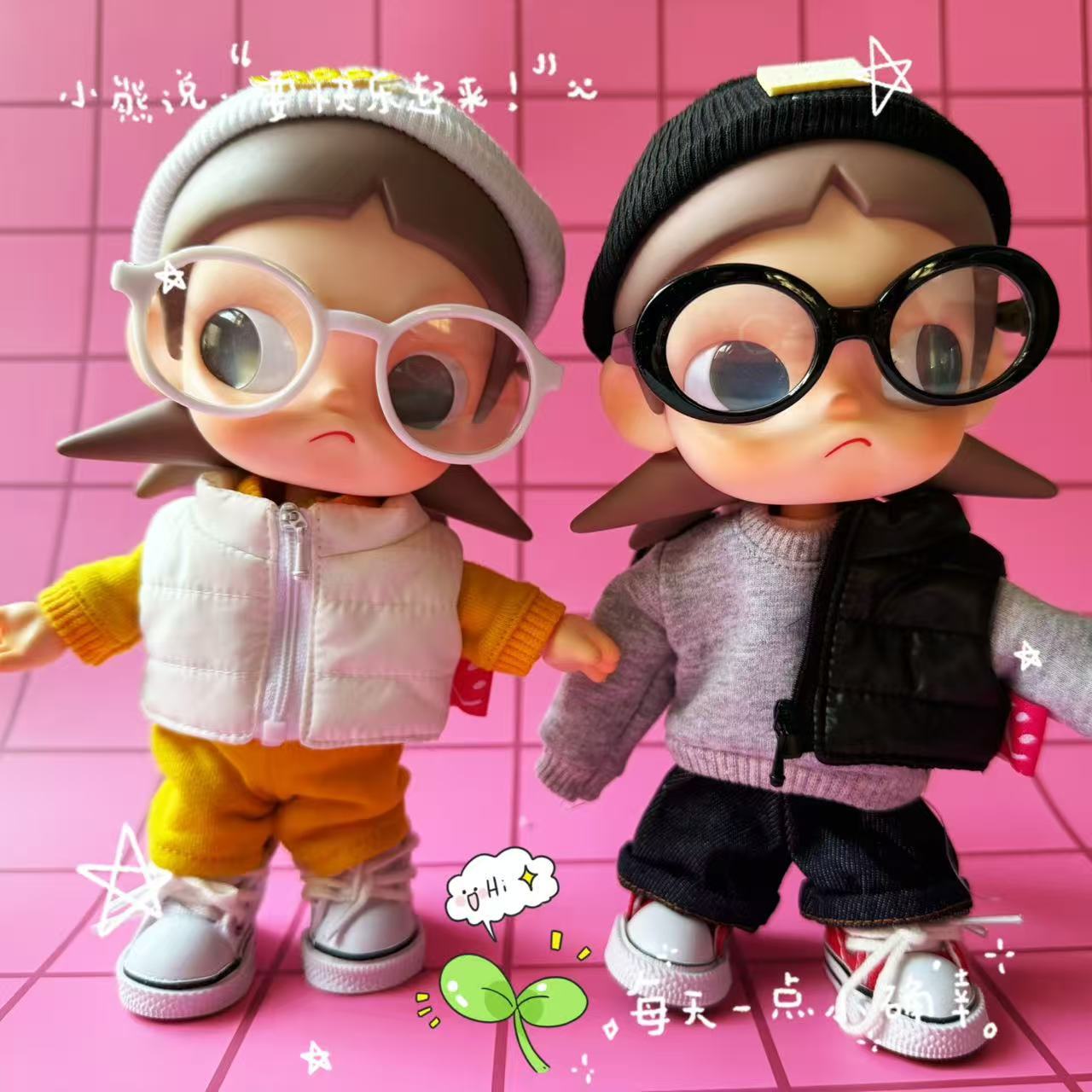 不含娃}嘎子姐娃衣Zsiga嘎姐娃衣马甲公仔衣服搪胶玩偶嘎子姐娃衣