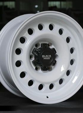 白色越野轮毂改装17寸坦克300坦克500长城炮金刚DMAX牧游侠哈弗H5