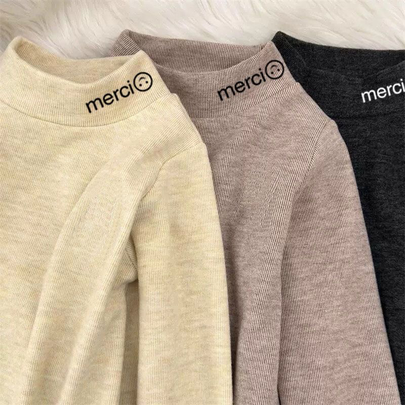 儿童打底衫秋冬2024新款冬季男童长袖t恤女宝德绒半高领加绒薄绒