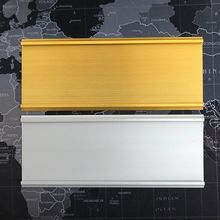 铝合金科室牌插槽一字平槽卡槽提示牌标识牌抽拉式可更换门牌定制