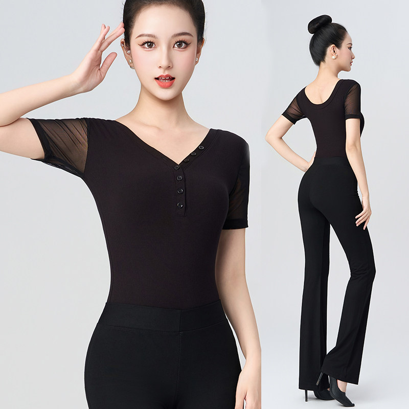 蹈训练功服罗纹弹力面料